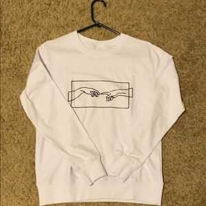 Zaful long sleeve hoodie/top🤍